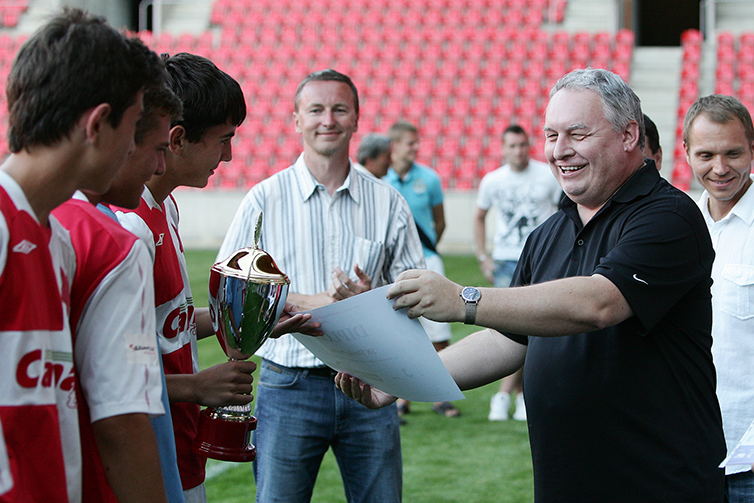 Dekorování mladých slávistů, All Stars Cup 2012